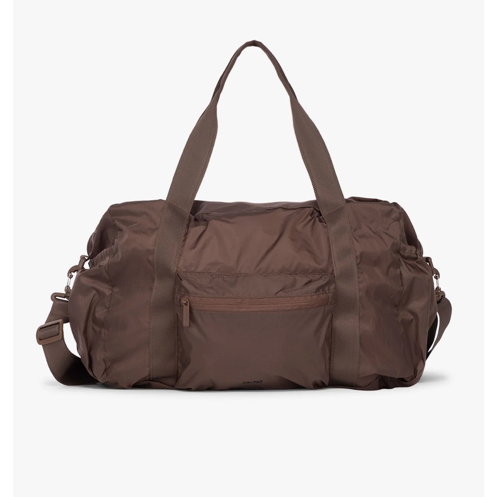 Calpak brown duffel bag